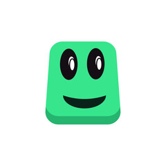 Smile emoji vector for website symbol icon presentation