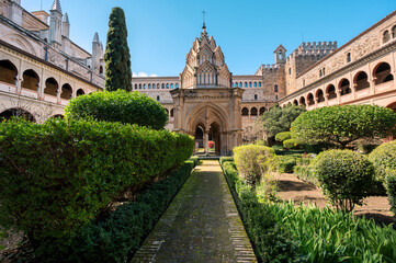 Royal Monastery of Santa Maria de Guadalupe. Caceres, Spain. High quality photo