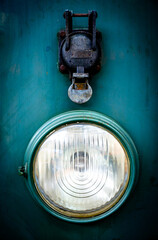 headlight of a vintage car © fottoo