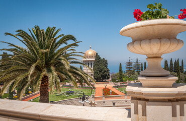 terrasses baha'ies de Haïfa en Israël