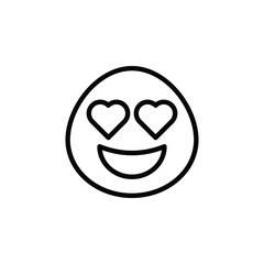 love emoji vector for website symbol icon presentation