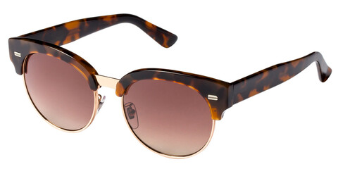 Stylish fashion sunglasses, isolated on white background