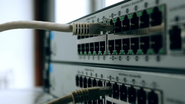 Computer network Ethernet switch ports 