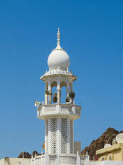 Fototapeta na wymiar minaret of mosque in Muscat Oman