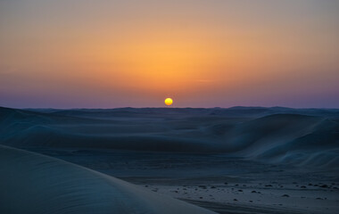 Awesome View for Sands mountains in the desert , Siwa oasis Egypt  - obrazy, fototapety, plakaty