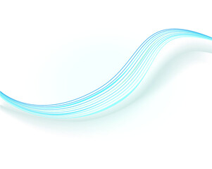 Modern wave and curve. Blue motion illustration for brochure, website,card, flyer design