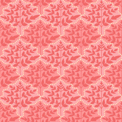 Vector wallpaper leaves seamless pattern background. Perfect for fabric, scrapbooking, wallpaper projects.