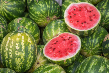 Watermelon pattern in public market, Bahia, Brazil