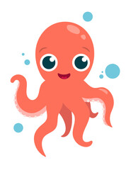 funny octopus cartoon  funny art