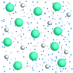 seamless background with bubbles