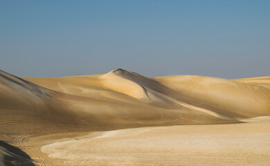 Fototapeta na wymiar Awesome sands mountains in the desert at Siwa oasis Egypt 