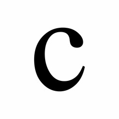 Latin c lowercase symbol