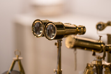close up of decorative binoculars 