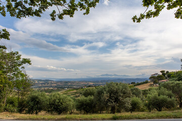 Fototapeta premium Rund um Montepagano