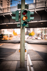 traffic light on the street