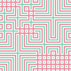 Abstract lines Maze generative art background art illustration