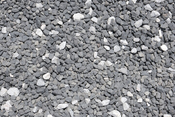 A decorative floor texture made of fragmented small natural stones