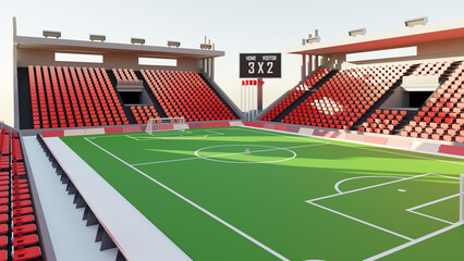 Obraz premium soccer stadium inside view