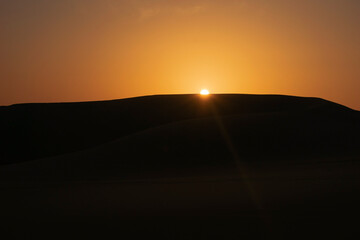 Obraz premium sunset in the desert