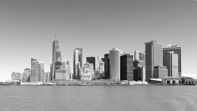 Panoramic view of New York Manhattan