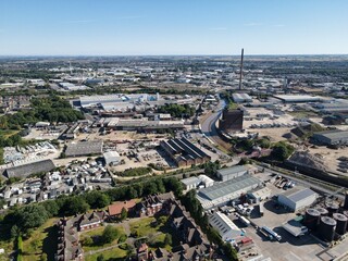 Aerial view of Hull, UK