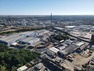 Aerial view of Hull, UK