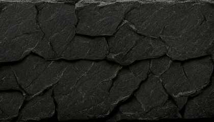 Texture of slate stone. Dark stone. Slate. 3d illustration.