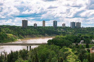 city by a river