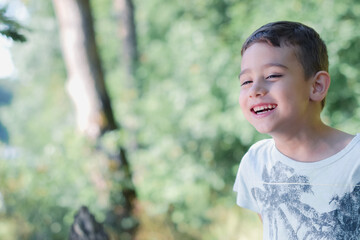 portrait of a boy, Smiling little boy