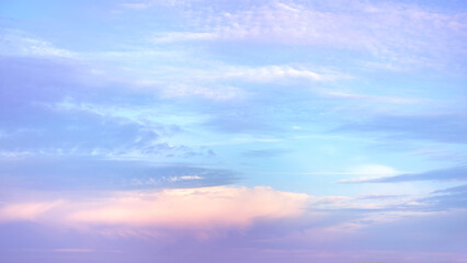 sunset in evening beautiful colorful dramatic sky with cloud, background light sky gradient,...