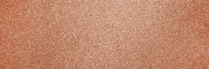 Fototapeta premium copper glitter texture christmas abstract background. Shiny glitter copper background. Glitter and glitter pattern. Web banner
