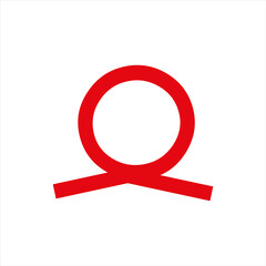 Abstract letter logo design, abstract letter vector