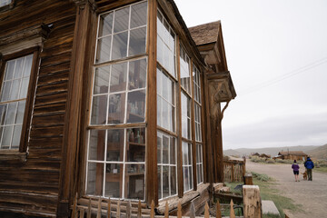 Old Mining Ghost Town In Bodie State Historic Park, California. A Popular Tourist Destination Near Bridgeport.