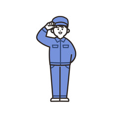 男性の修理工のアイコン