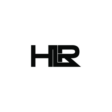 hlr letter original monogram logo design