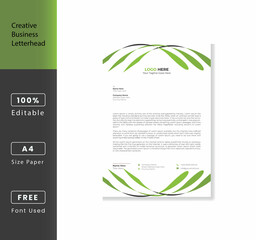 Creative & Professional  Letterhead Design Template
