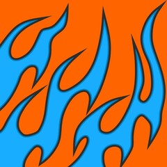 Simple background with flame pattern