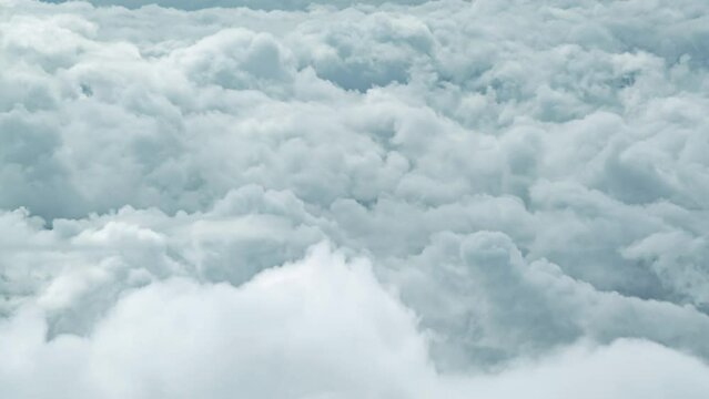 Professional video 4k time-lapse cloudscape top-view shot on high angle view Nature and background concept.