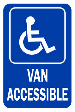 handicap parking sign, handicap reserved parking sign , disabled person parking sign, wheelchair parking sign, van accessible