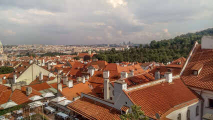 Fototapeta na wymiar Telhados de Praga