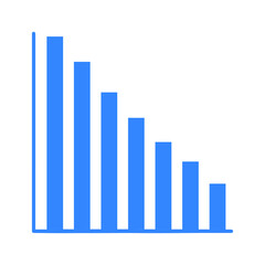 Analytics chart or bar icon