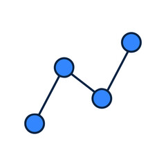 Analytics chart or bar icon