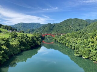 Fototapeta premium 夏の神通峡