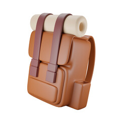 3d illustration Backpack