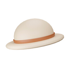 3d illustration Summer Hat