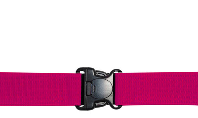 Black side release acculoc buckle plastic clasp quick nylon belt rope lock strap large detailed horizontal