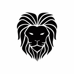 lion head logo template. predator animal sign and symbol.
