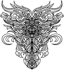 abstract floral ornament