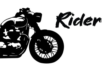 Motor bike Graphic trendy vector design