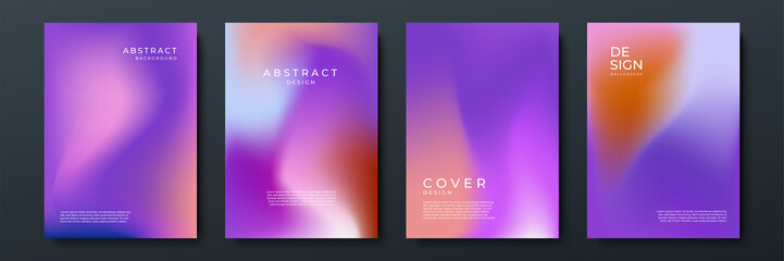 Abstract gradient texture background with dynamic blurred effect. Minimal gradient background with modern pink purple color for presentation design, flyer, social media cover, web banner, tech poster